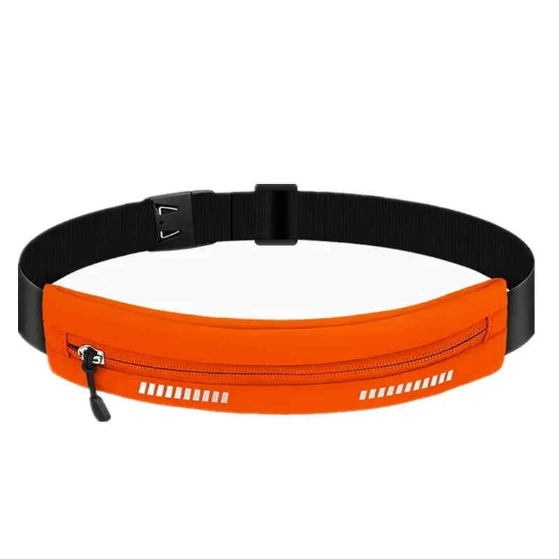 Unisex Close-Fitting Invisible Lycra Waist Pack for Outdoor Sports Running with Elastic Bands