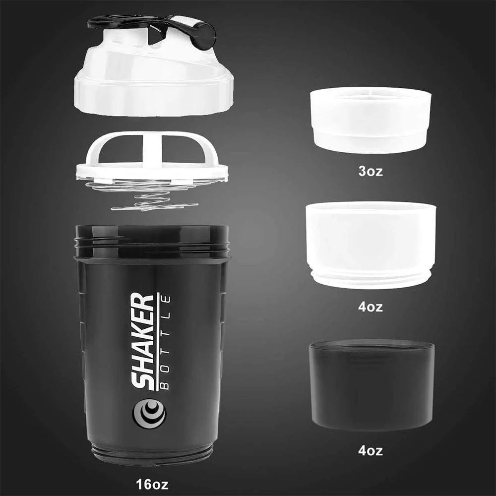 Taboo Fitness Triple-Layer Shaker Bottle