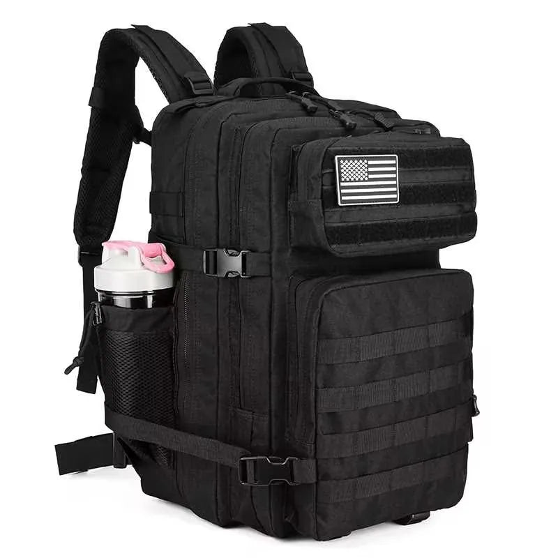 50L Tactical Backpack Men's Travel Large Capacity Rucksacks Men Waterproof Outdoor Sports Multi-functional Bags