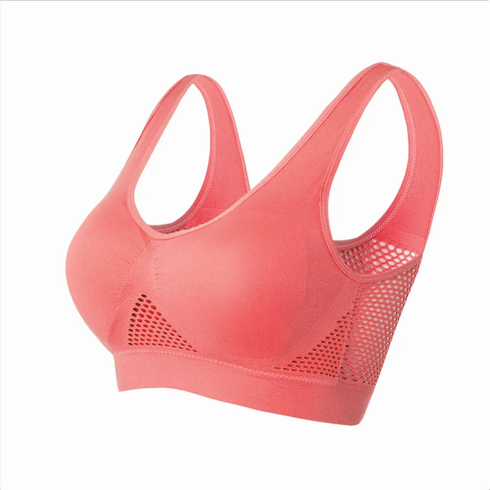 Taboo Fitness Women Seamless Mesh Sports Bras