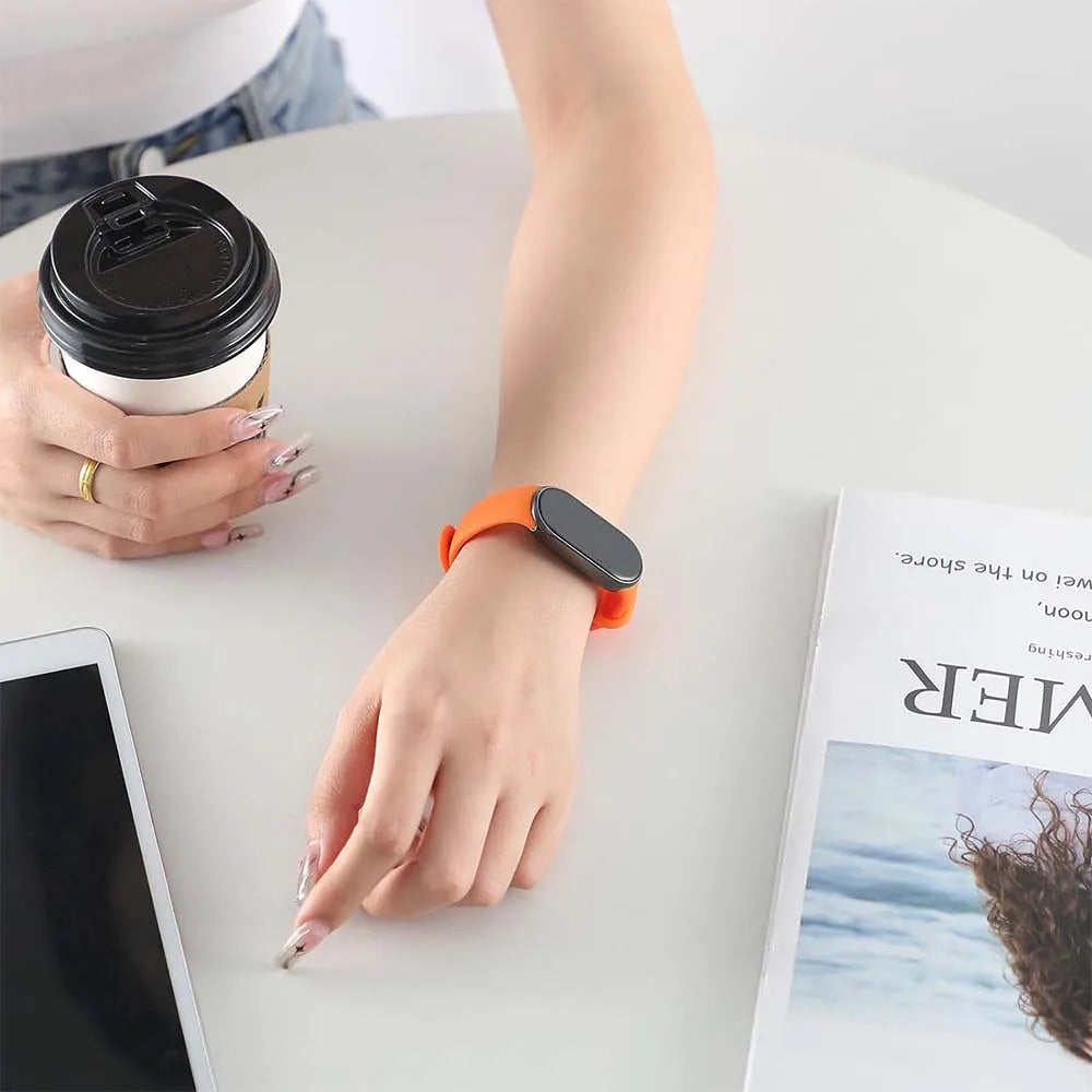 2025 Strap for Xiaomi Mi Band 8/8 NFC Bracelet Silicone Wrist Miband 9 NFC Replacement pulsera correa Sport Strap for Mi Band 9