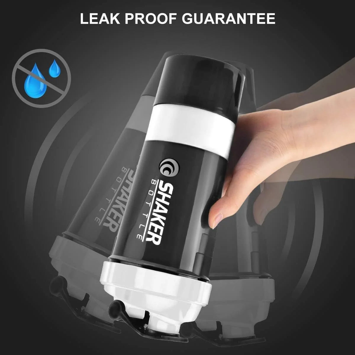 Taboo Fitness Triple-Layer Shaker Bottle