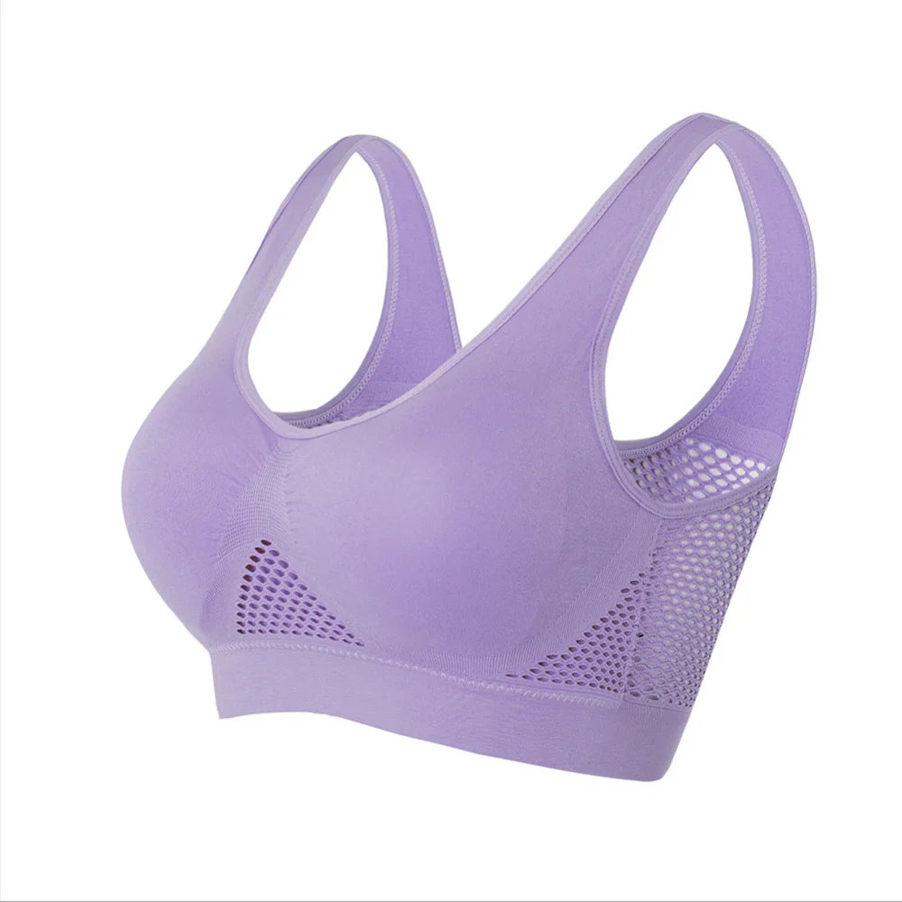 Taboo Fitness Women Seamless Mesh Sports Bras