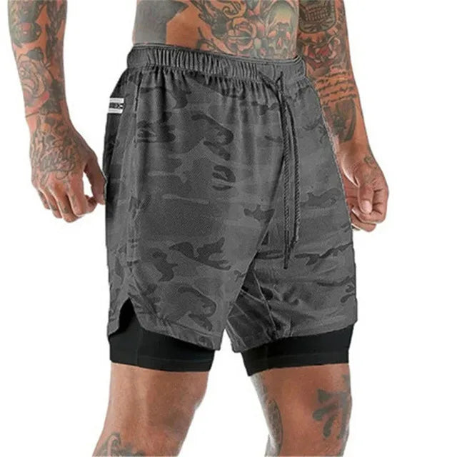Taboo Double-deck Running Shorts 2 In 1