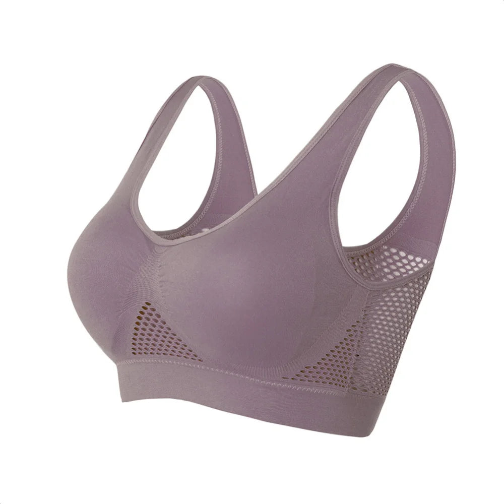 Taboo Fitness Women Seamless Mesh Sports Bras