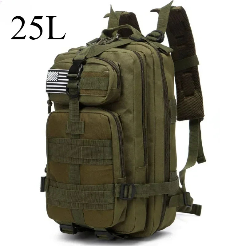 25L/50L Tactical Backpack Molle Bag Outdoor Bags Backpack for Hiking Camping Trekking Hunting Fishing GYM Bags Backpacks