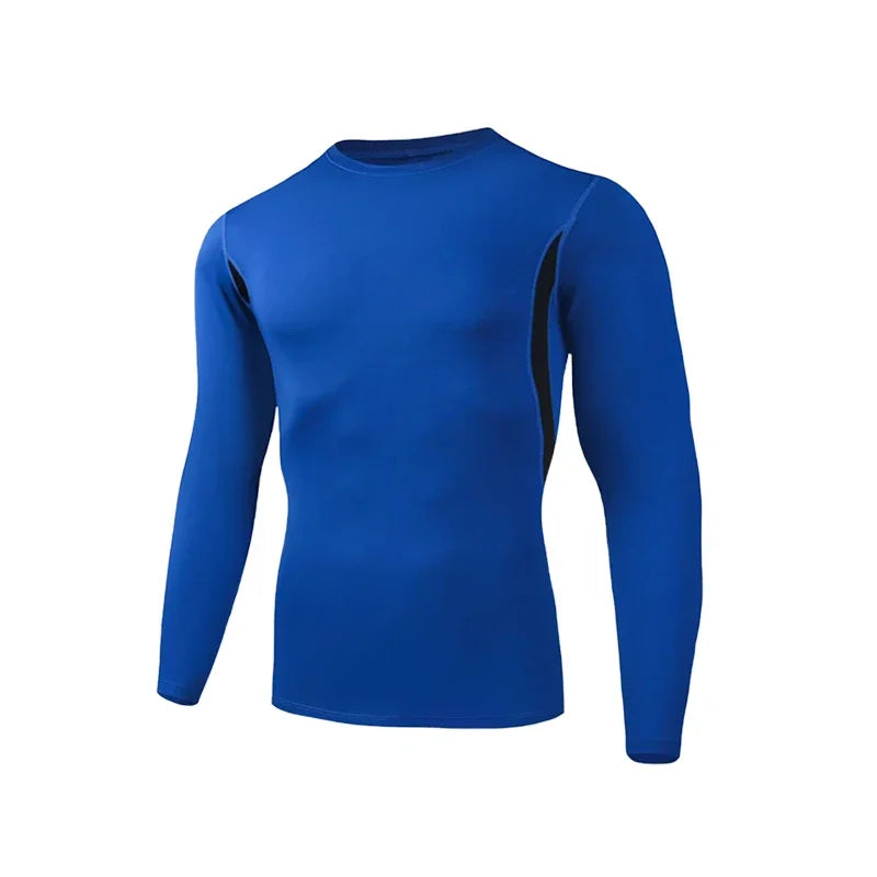 Tight-fitting long sleeve breathable cycling running basketball sports training leggings stretch sports fitness top
