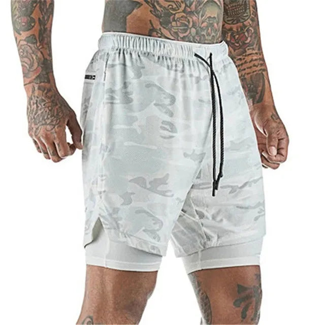 Taboo Double-deck Running Shorts 2 In 1