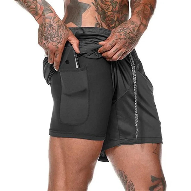 Taboo Double-deck Running Shorts 2 In 1