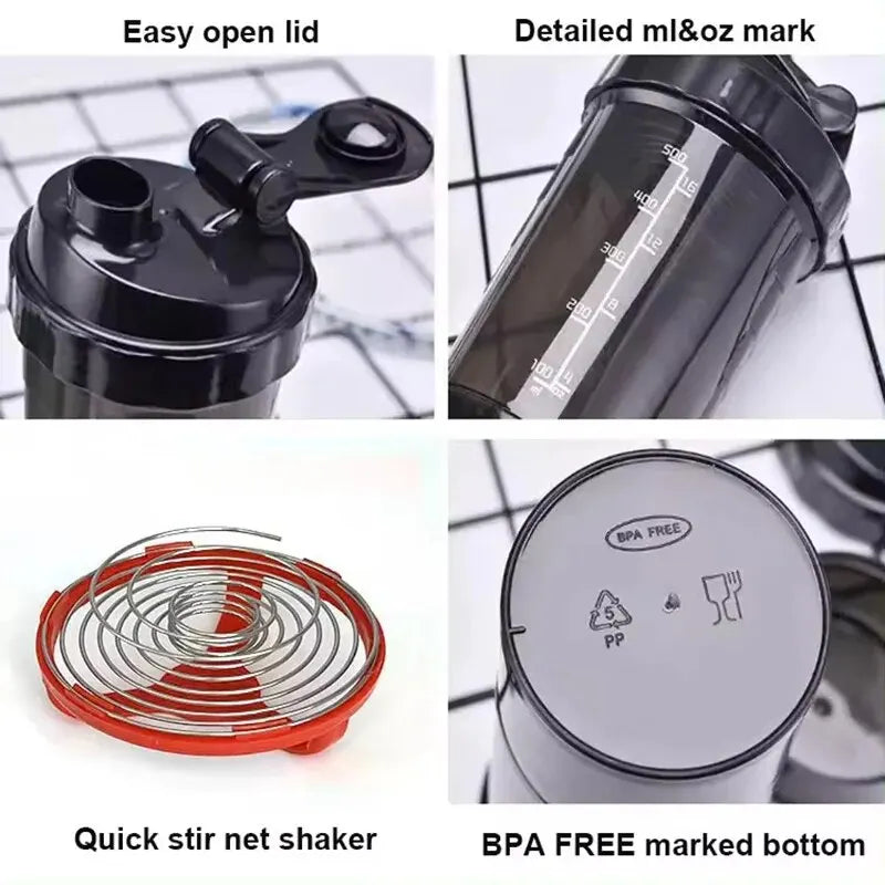 Taboo Fitness Triple-Layer Shaker Bottle