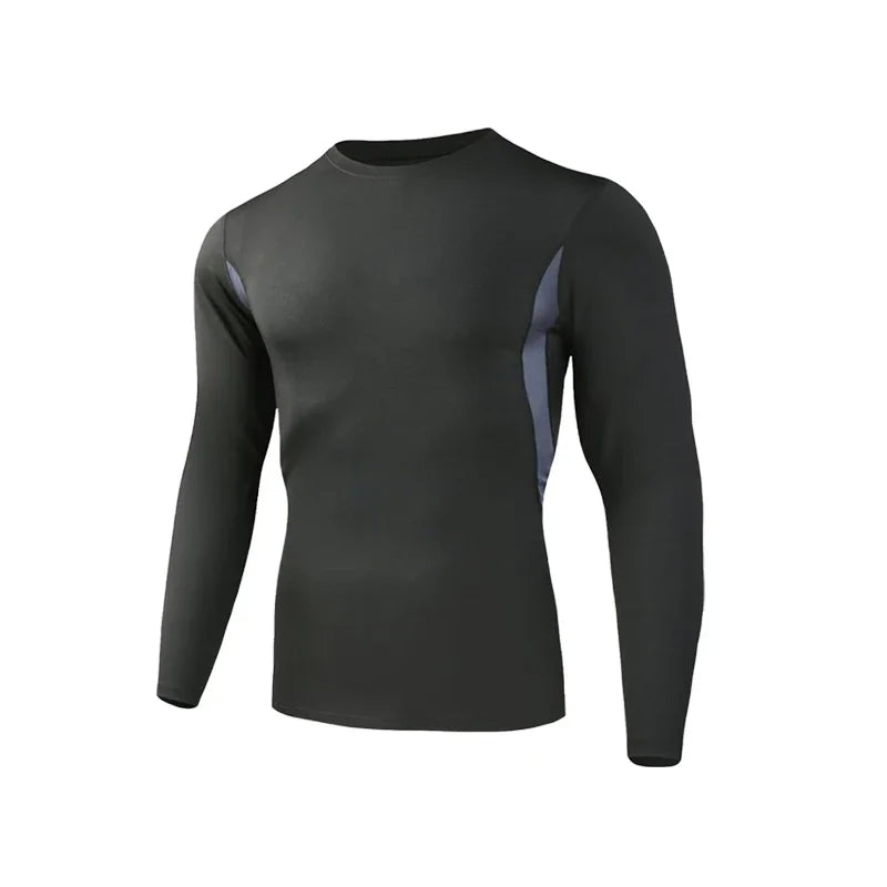 Tight-fitting long sleeve breathable cycling running basketball sports training leggings stretch sports fitness top