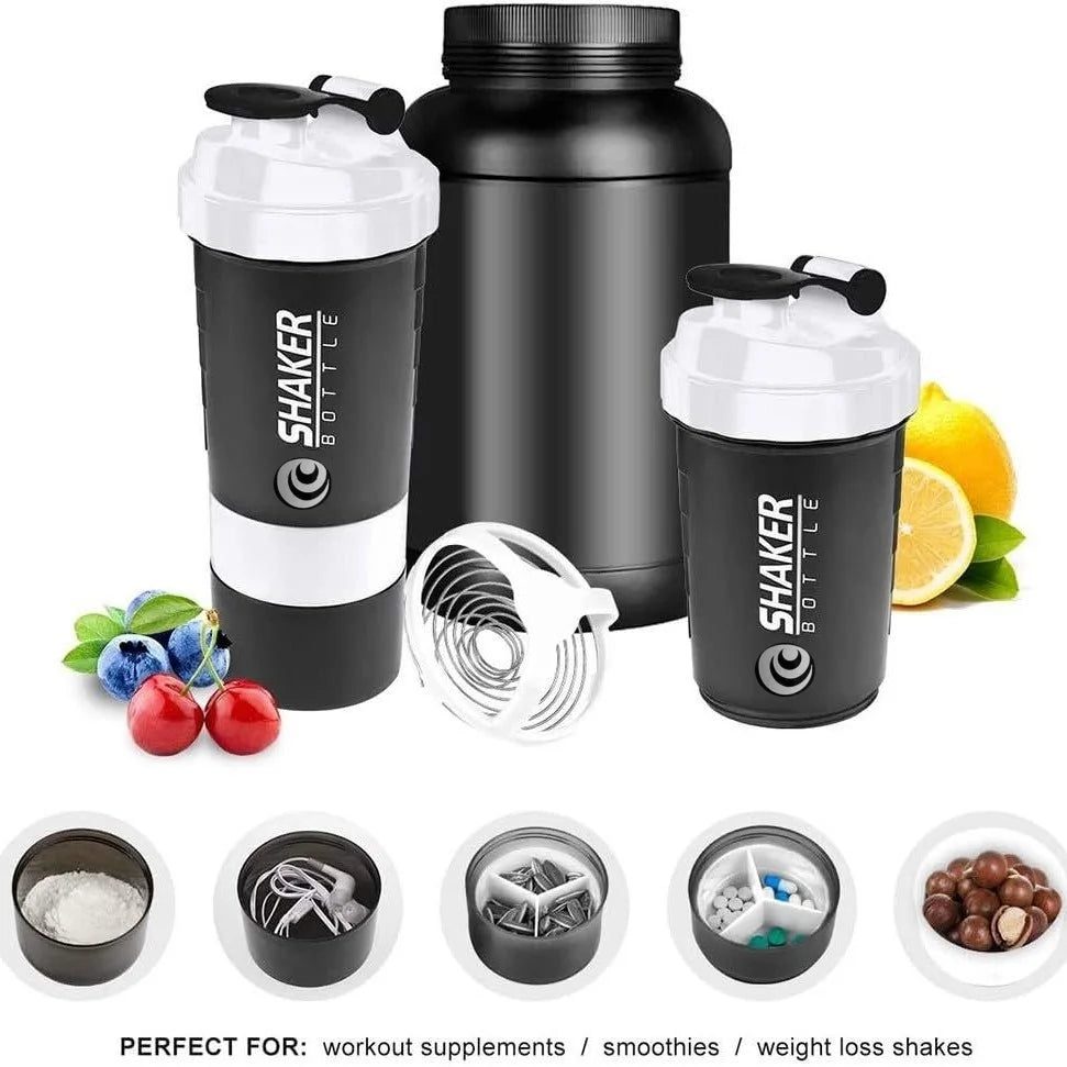 Taboo Fitness Triple-Layer Shaker Bottle