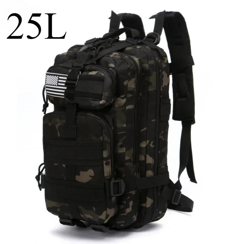 25L/50L Tactical Backpack Molle Bag Outdoor Bags Backpack for Hiking Camping Trekking Hunting Fishing GYM Bags Backpacks