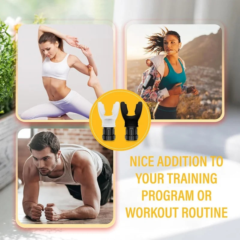 Portable Silicone Breathing Fitness Exercise Device