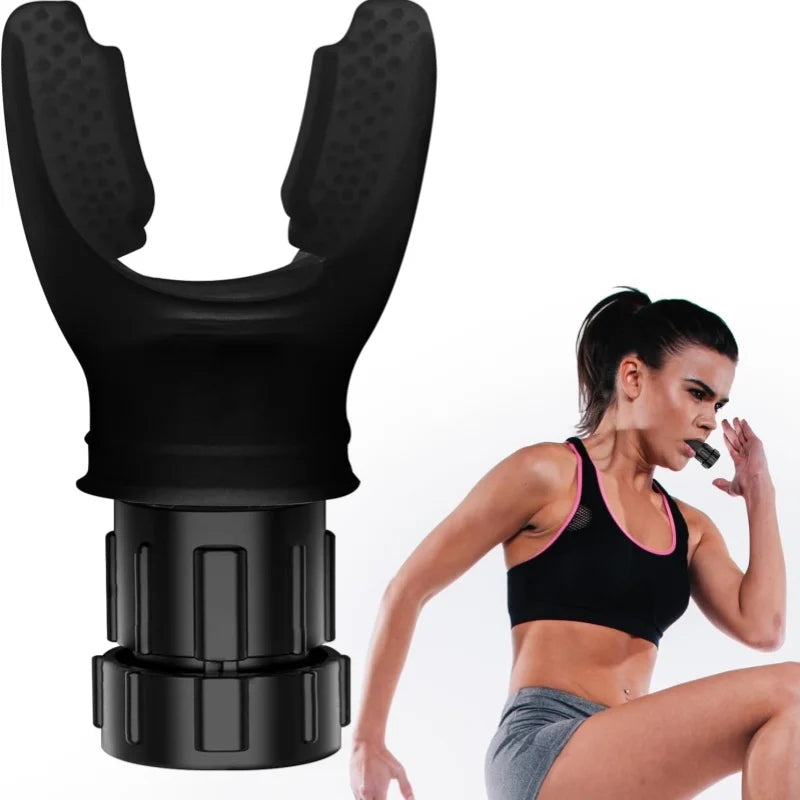 Portable Silicone Breathing Fitness Exercise Device